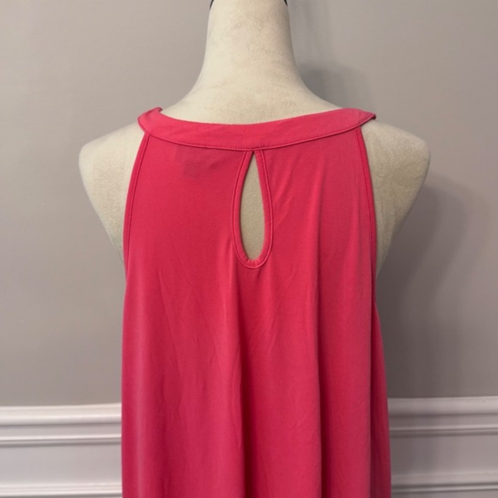 Torrid Pink Halter Neck Keyhole Back Sleeveless Top Blouse Womens‎ Plus Size 1 - Picture 5 of 9